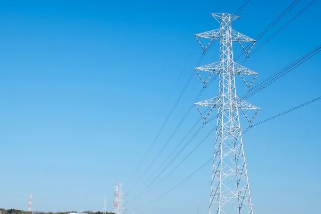 アルミ素材の採用事例が多い送電線
