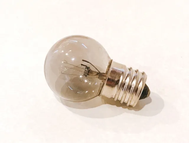 クリアタイプのミニクリプトン電球